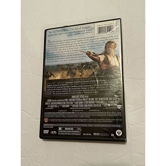 Troy (DVD, 2005, 2-Disc Set, Full Screen) Rated R• Warner Bros - Picture 2 of 7